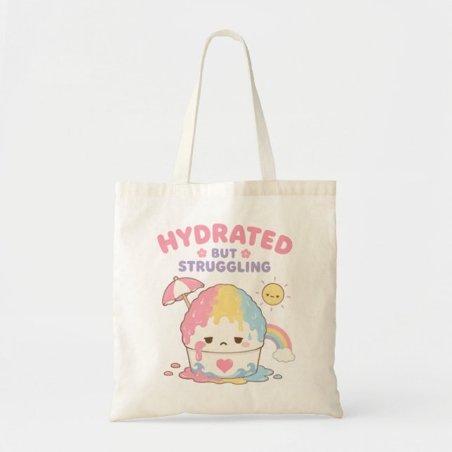 Bolsa Tote Kawaii Havaí - Raspadinha (Frente)