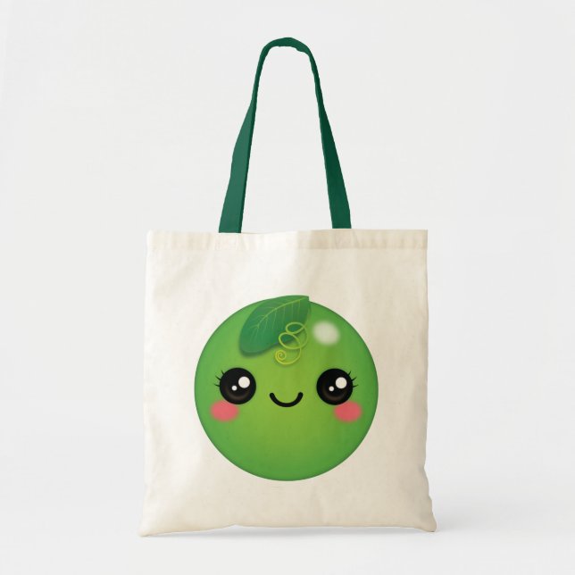 Bolsa Tote Kawaii Pea Tote Bag (Frente)