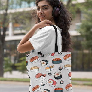 Bolsa Tote kawaii sushi rolls