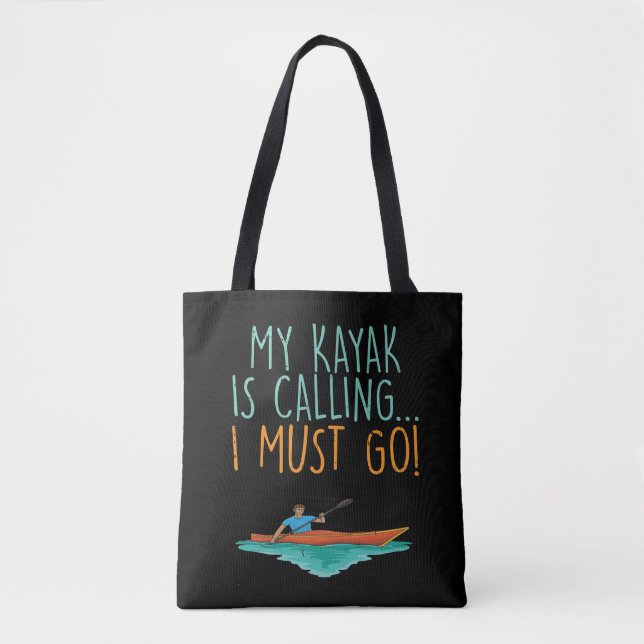 Bolsa Tote Kayaking Kayak Gift (Frente)