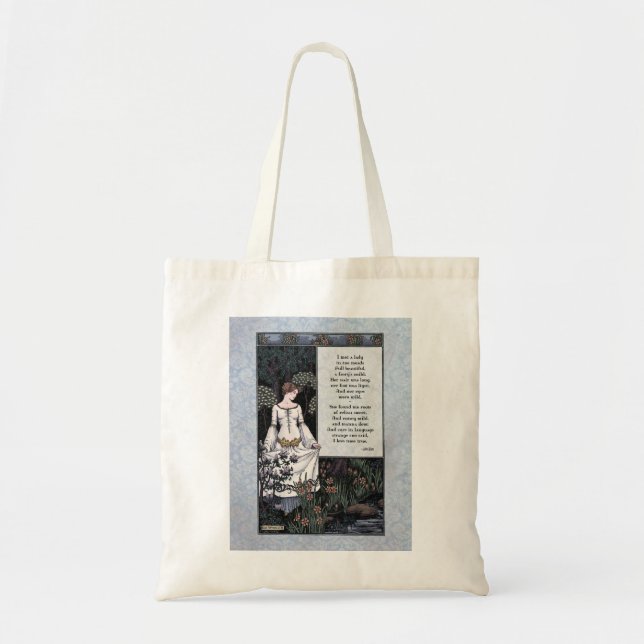 Bolsa Tote Keats "La Belle Dame" Arte Vitoriana Tote Bag (Frente)