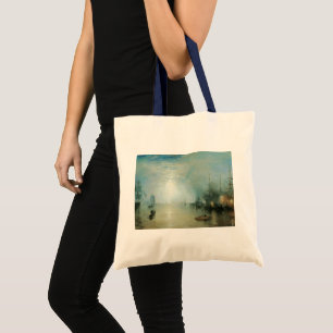 Bolsa Tote Keelmen Heaving Coals, Luar por Joseph Turner