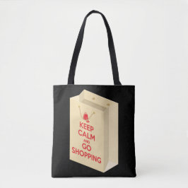 Bolsa Tote Keep Calm and Go Shopping (bag1)