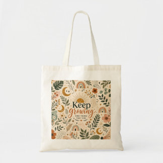 Bolsa Tote Keep Growing Boho Botanical Crossbody Bag | Floral