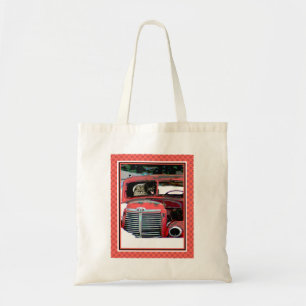 Bolsa Tote Keeshond Christmas Old Truck Painting Art