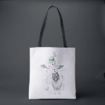 Bolsa Tote Keeshond Christmas Snowman Pinting Art<br><div class="desc">Retrato original de Cachorro Snowman de Natal Keeshond. Especializamo-nos em arte original engraçada e engraçada. Comprar isto para si próprio ou como um presente excelente para os teus amigos de Keeshond. Seja criativo - clique em PERSONALIZAR para adicionar/remover/alterar texto, redimensionar a imagem, alterar as cores ou qualquer outra coisa que...</div>