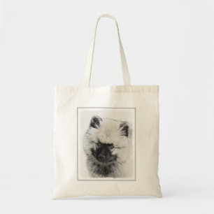 Bolsa Tote Keeshond Puppy Drapy - Arte Cachorro Original Boni