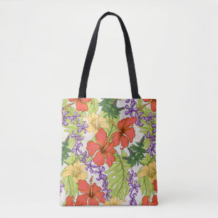 Bolsa Tote Keleah Tropical Havaiana - Praia das Orquídeas de