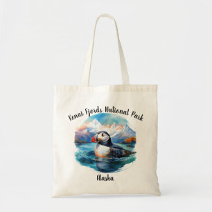 Bolsa Tote Kenai Fjords National Park Puffin Tote Bag