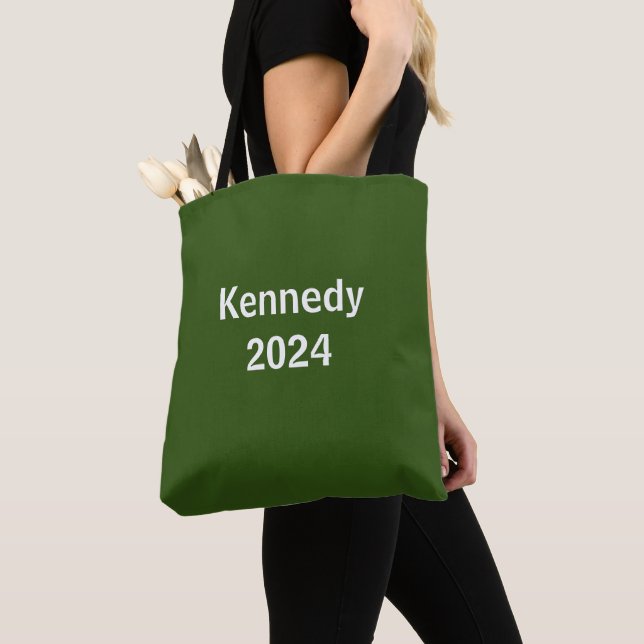 Bolsa Tote Kennedy 2024 verde-terra (Close Up)