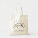 Bolsa Tote Kentucky Wedding Tote Bag<br><div class="desc">Este bolsa do Kentucky é perfeito para receber convidados da cidade para o seu casamento! Embale-o com guloseimas locais para um pacote de boas-vindas extra divertido.</div>