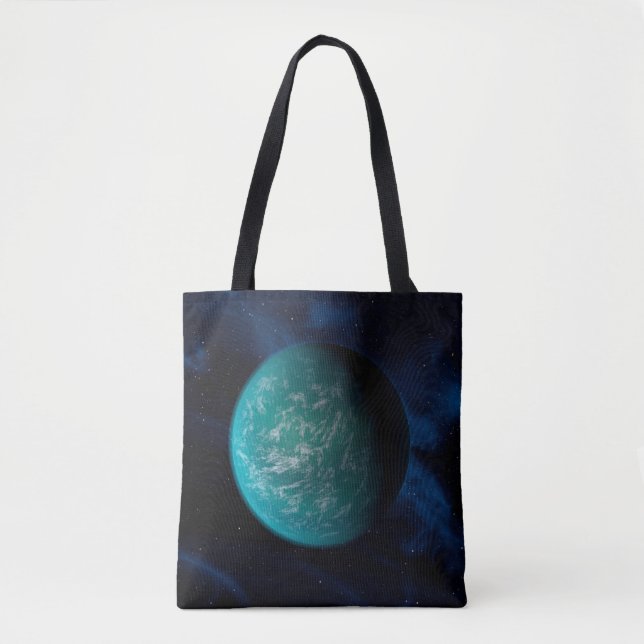 Bolsa Tote Kepler 22b, Um Planeta Extrasolar. (Frente)