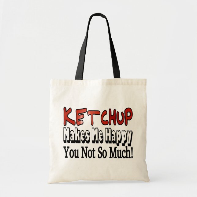 Bolsa Tote Ketchup Feliz (Frente)