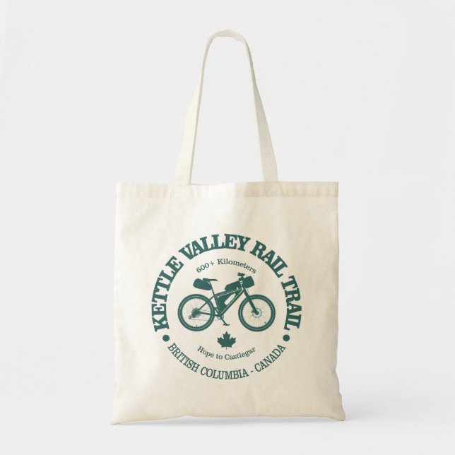 Bolsa Tote Kettle Valley Rail Trail (cycling) (Frente)