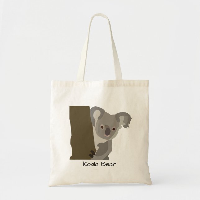 Bolsa Tote Kids de Urso Koala Personalizados (Frente)