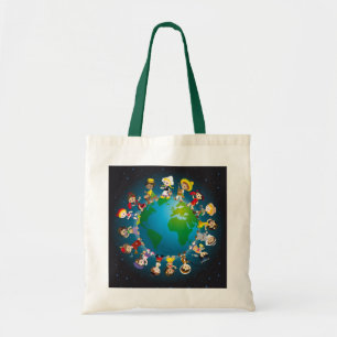 Bolsa Tote Kidz do mundo