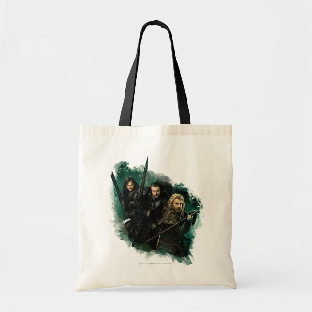 Bolsa Tote Kili, THORIN OAKENSHIELD™, & Fili Graphic (Frente)