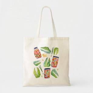Bolsa Tote Kimchi Ingredientes Diversão da Fermentação da 