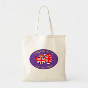 Bolsa Tote King Charles III Coronation Union Jack Tea Set