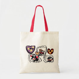 Bolsa Tote King Charles Spaniel hearts 
