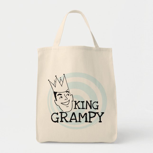 Bolsa Tote King Grampy Camisetas e presentes (Frente)