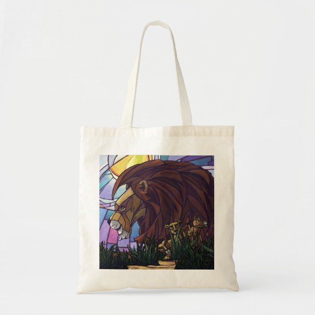 Bolsa Tote King Lion e Cubs (Frente)