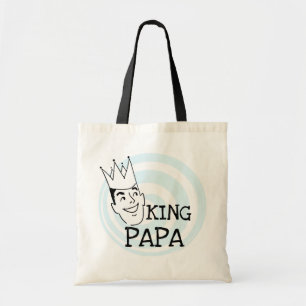 Bolsa Tote King Papa T-shirts e presentes