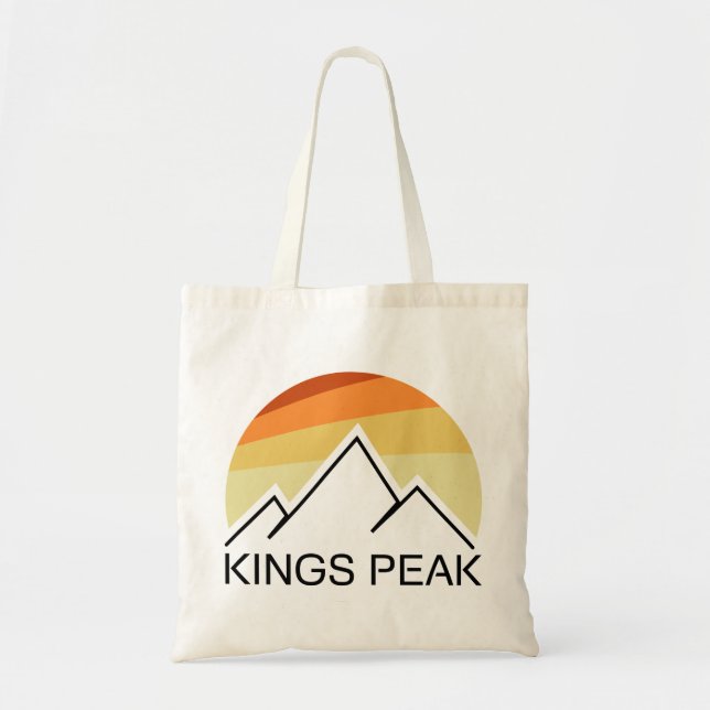 Bolsa Tote Kings Peak Utah Retro (Frente)