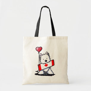 Bolsa Tote KiniArt Saca Canadense Westie