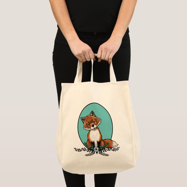Bolsa Tote KiniArt Sweet Fox (Frente (produto))