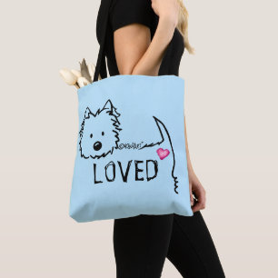 Bolsa Tote KiniArt Westie ADORADO