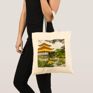 Bolsa Tote Kinkaku-ji, o pavilhão de ouros, Kyoto