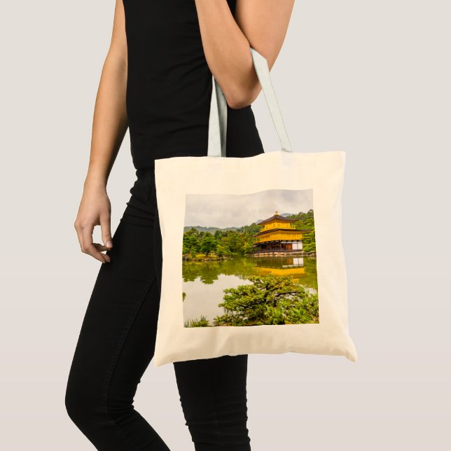 Bolsa Tote Kinkaku-ji Ou Pavilhão E Pond Do Ouro, Quioto (Frente (produto))