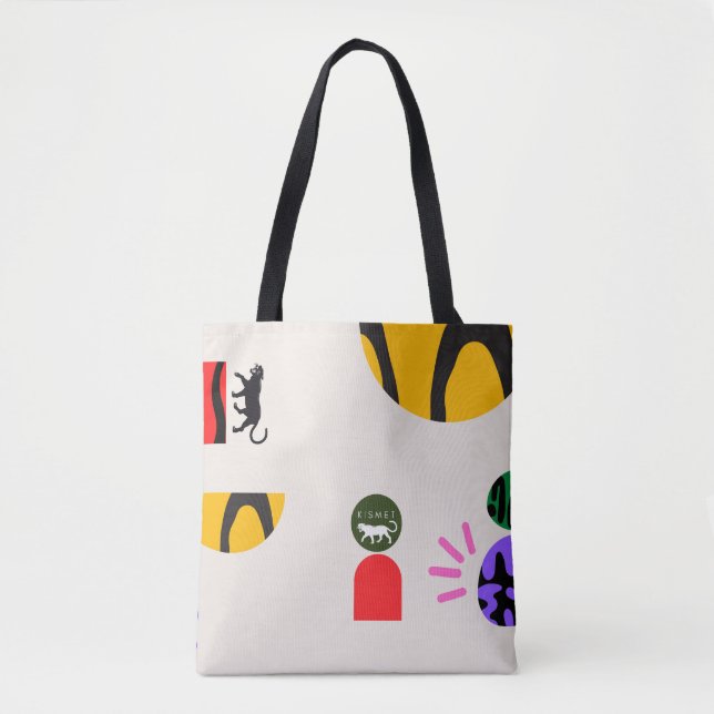 Bolsa Tote Kismet abstrato (Frente)