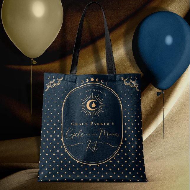 Bolsa Tote Kit da Primeira Lua Celestial Azul (In Situ)