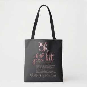 Bolsa Tote Kit de Noiva em Rose Gold Personalizado