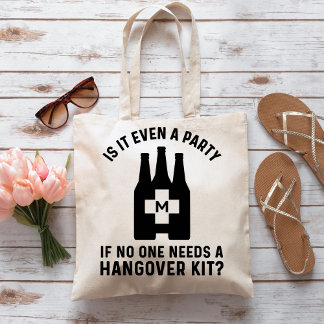 Bolsa Tote Kit de Ressaca Engraçado Personalizado