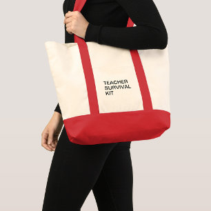 Bolsa Tote Kit de Sobrevivência do Professor Moderno Essencia