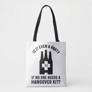 Bolsa Tote Kit Funny Hangover Monograma