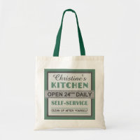 Kitchen – custom name – tote bags