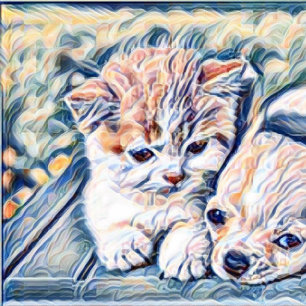 Bolsa Tote Kitten E Chihuahua Puppy