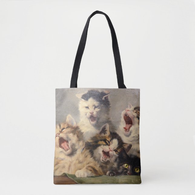 Bolsa Tote Kitten Symphony de Julius Adam II (Frente)
