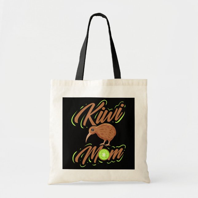 Bolsa Tote Kiwi Bird Mãe Nova Zelândia Kiwi (Frente)