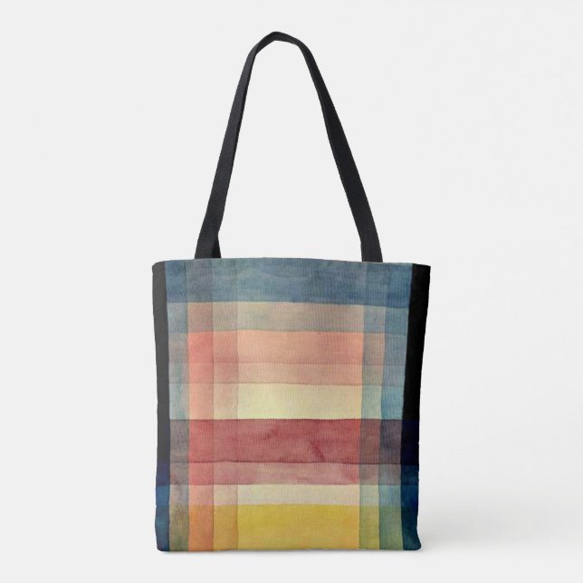 Bolsa Tote Klee - Arquitetura da planície grande (Verso)