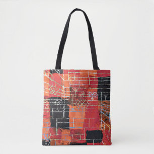 Bolsa Tote Klee - Configuração, abstrato.