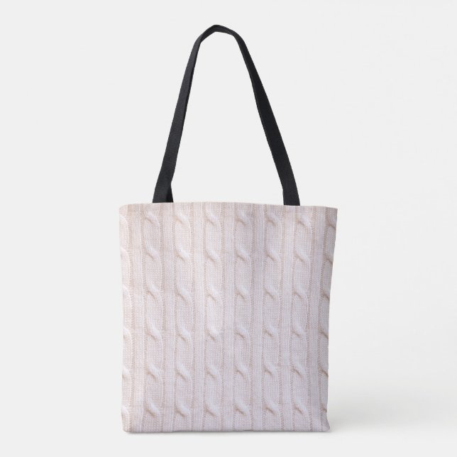 Bolsa Tote Knits Quentes Saco (Verso)