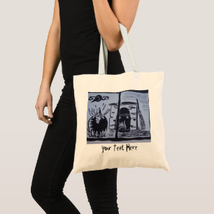 Bolsa Tote knome na doçura ou travessura do pote do cozinhar