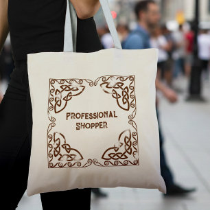 Bolsa Tote Knot Celular Tribal Castanho do Comprador Profissi
