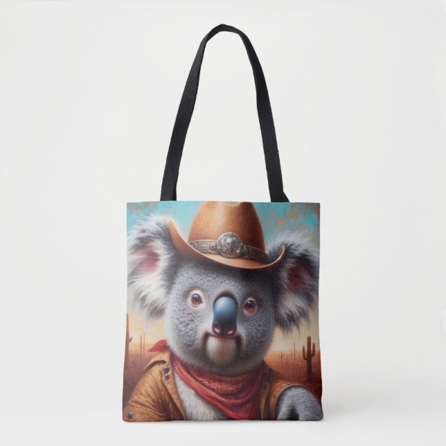 Bolsa Tote Koala Cowboy (Frente)