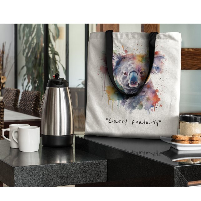Bolsa Tote Koala Cudles em cores, personalizado (Criador carregado)